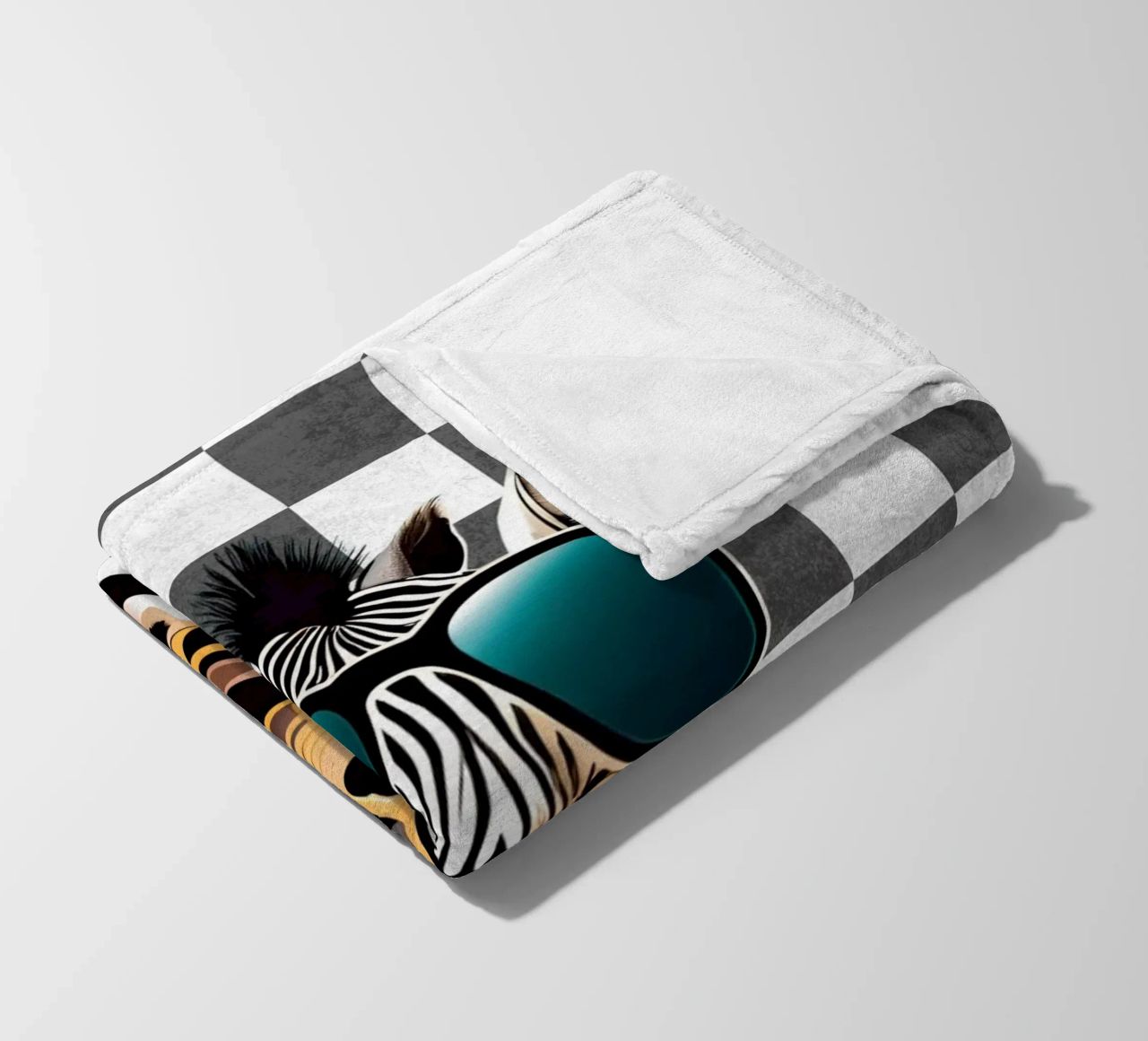 Scanalatura a zebra coperta in pile da Doodle Dreams Art