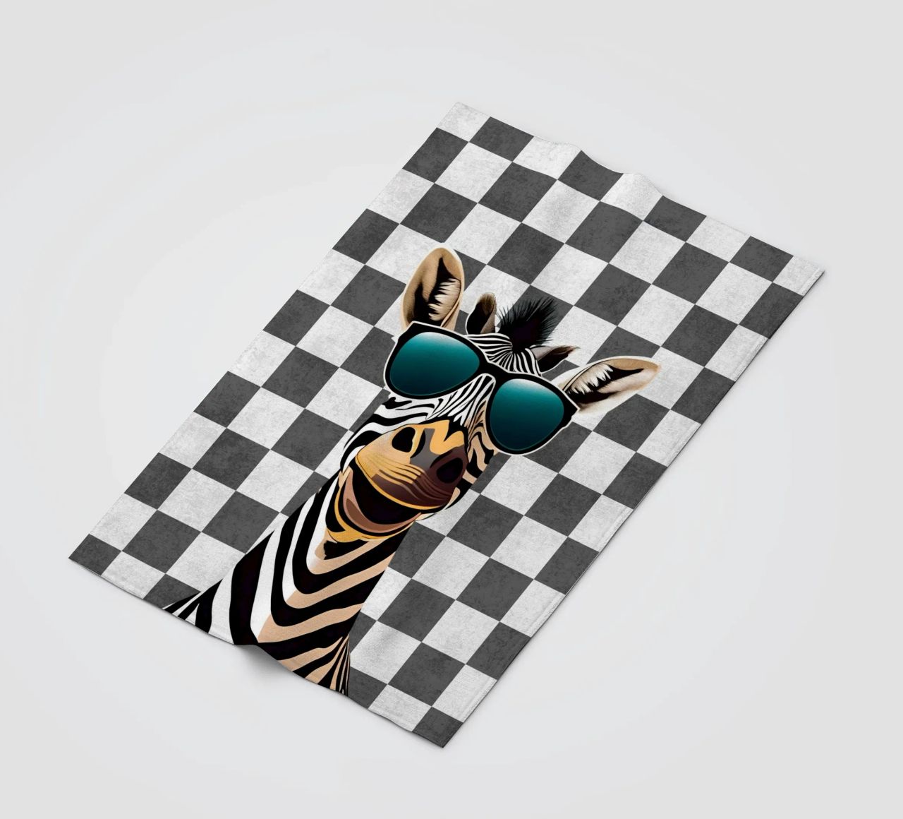 Scanalatura a zebra coperta in pile da Doodle Dreams Art