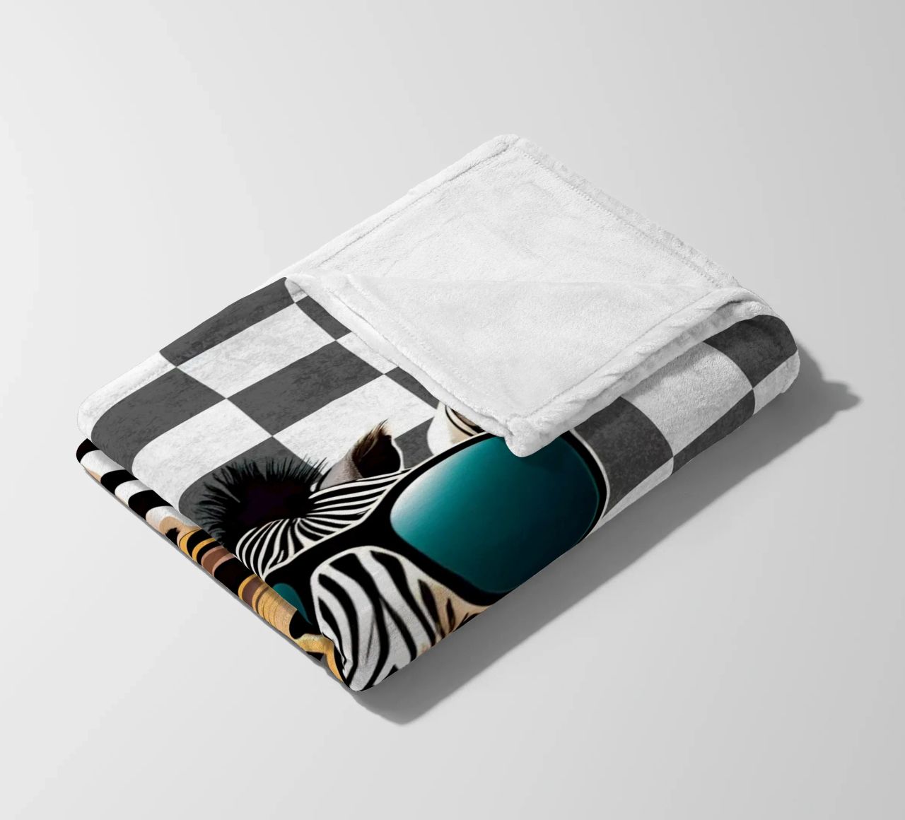 Scanalatura a zebra coperta in pile da Doodle Dreams Art