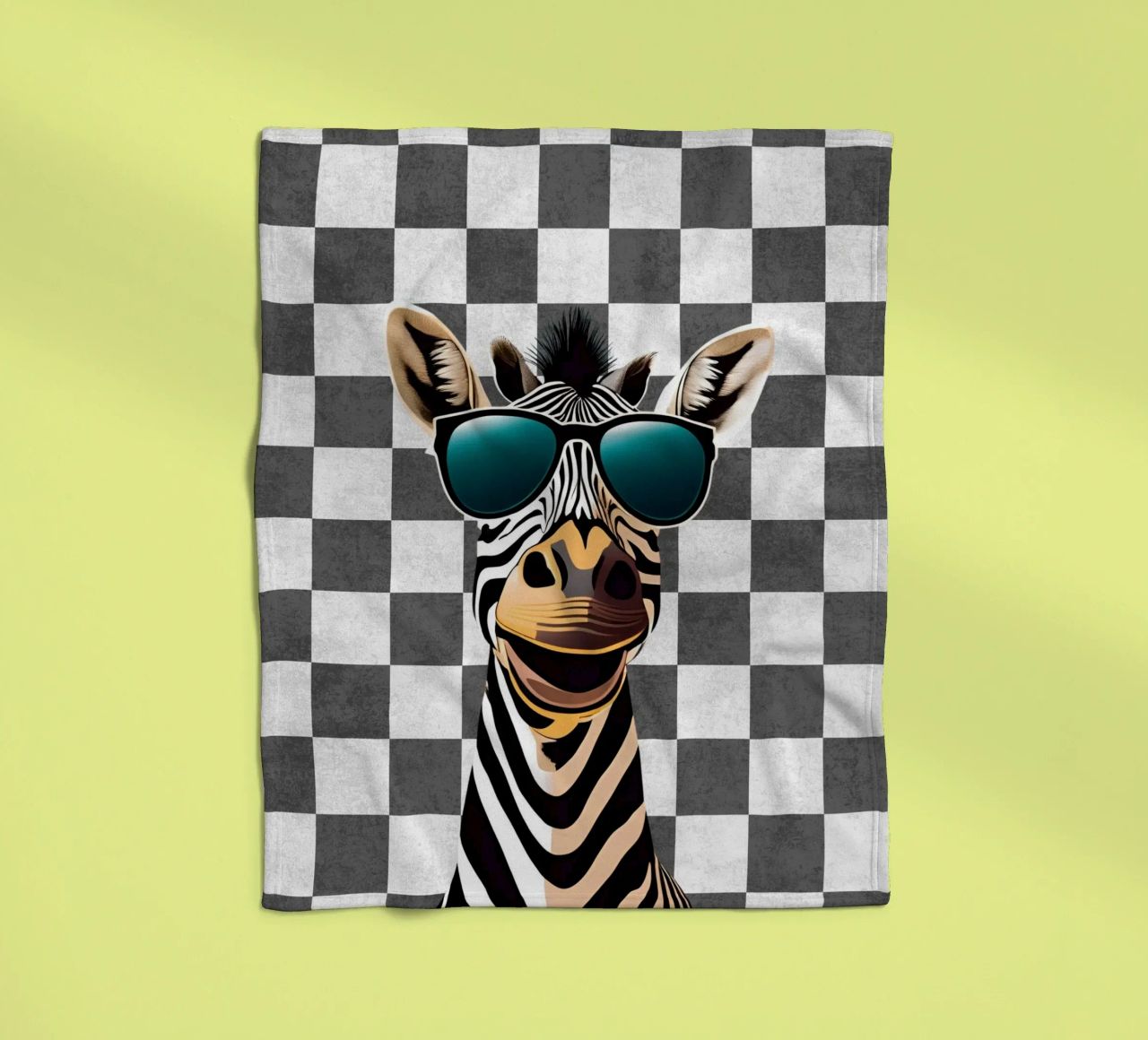 Scanalatura a zebra coperta in pile da Doodle Dreams Art