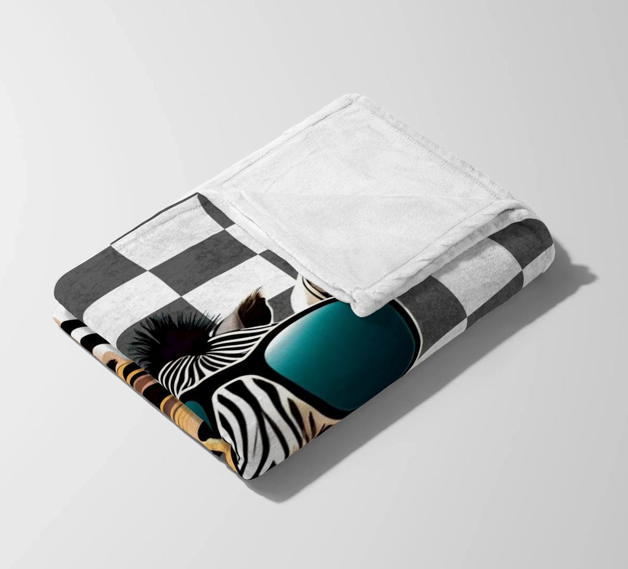 Scanalatura a zebra coperta in pile da Doodle Dreams Art