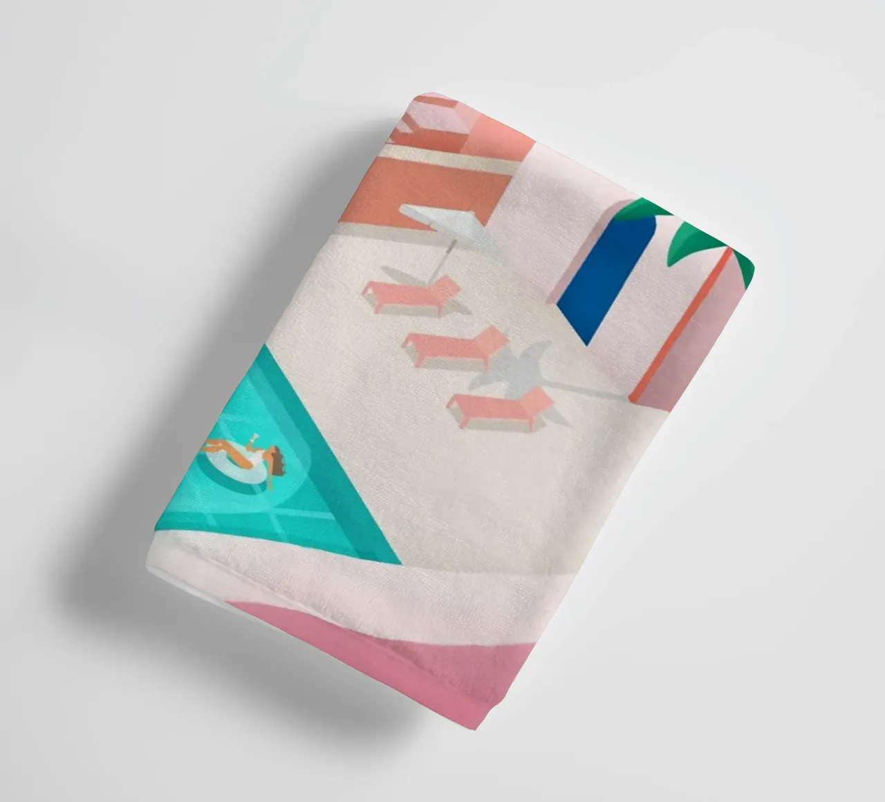 Santorini Print asciugamano da bagno da PetrArts