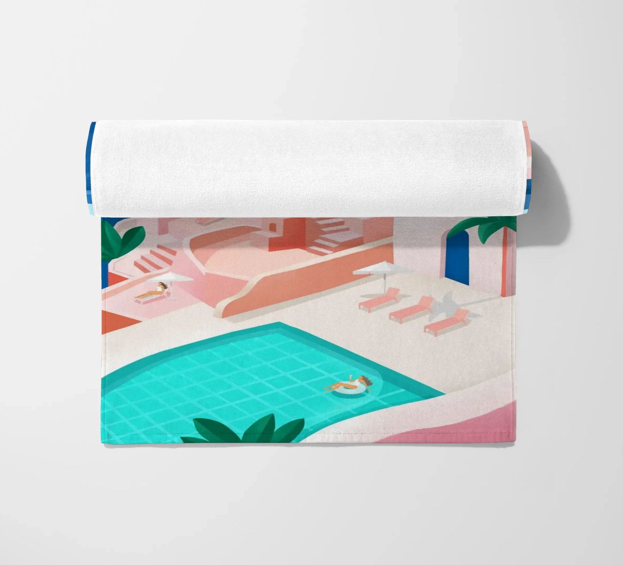 Santorini Print telo mare da PetrArts