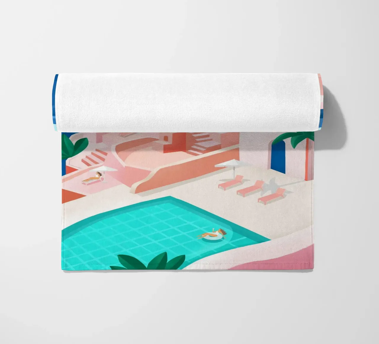 Santorini Print telo mare da PetrArts