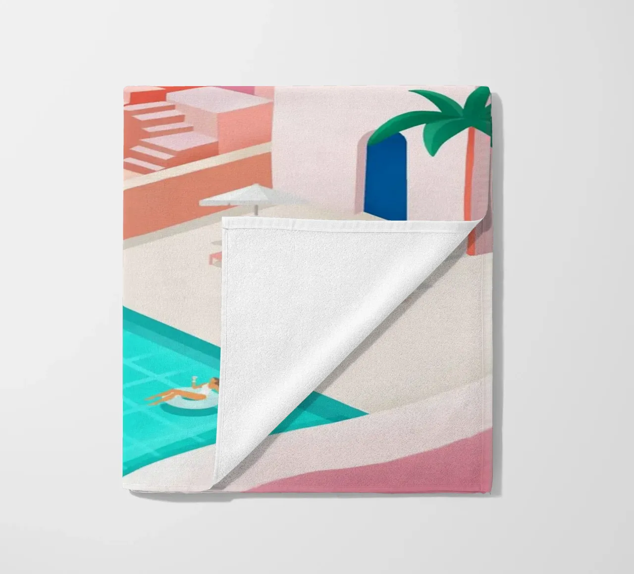 Santorini Print telo mare da PetrArts