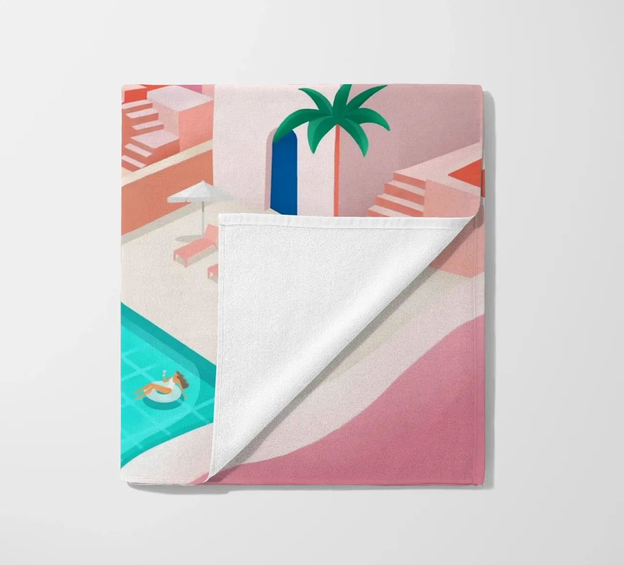 Santorini Print telo mare da PetrArts