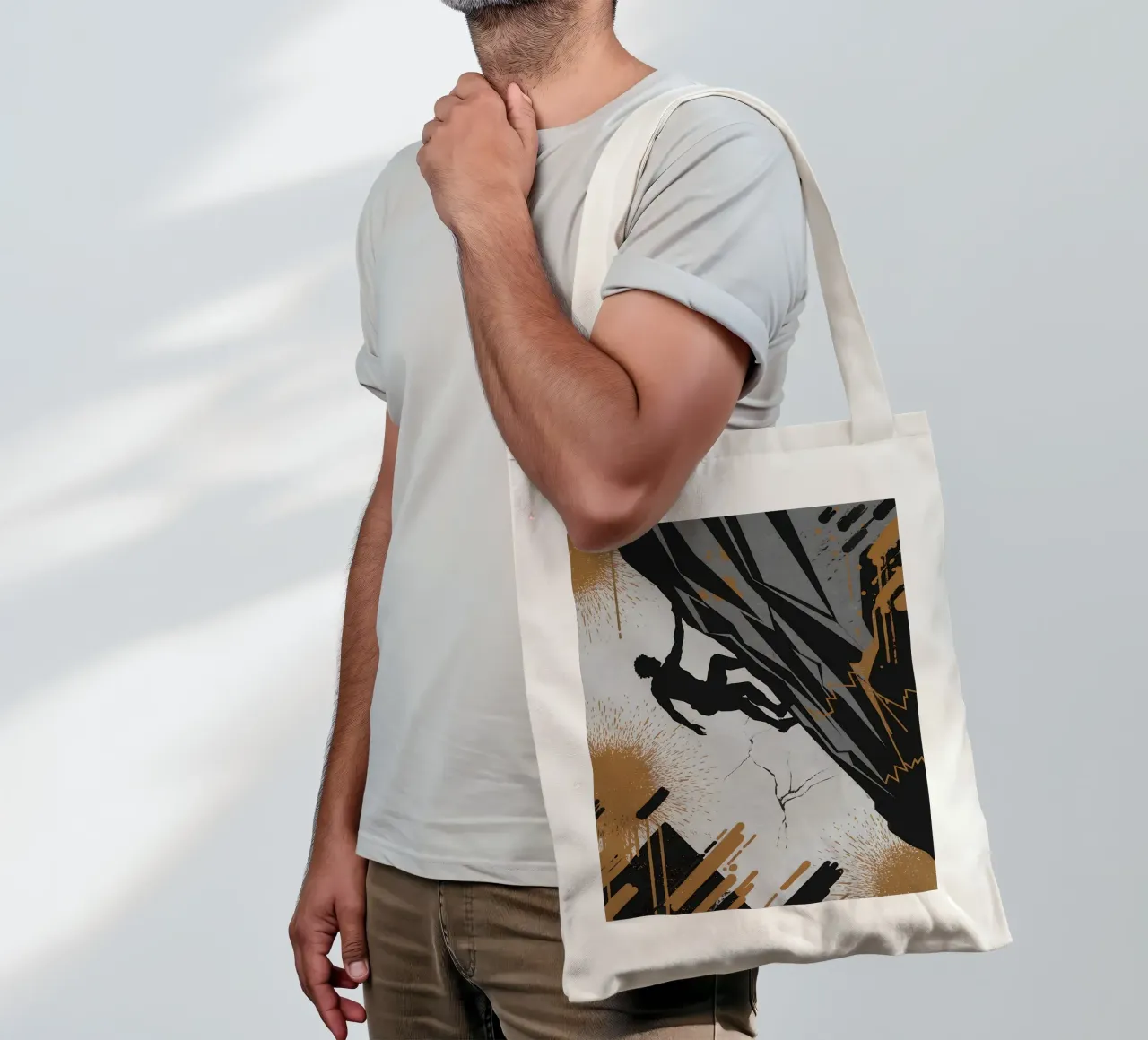 Arrampicata: Graffiti Ascend borsa in juta da GameDay Studio