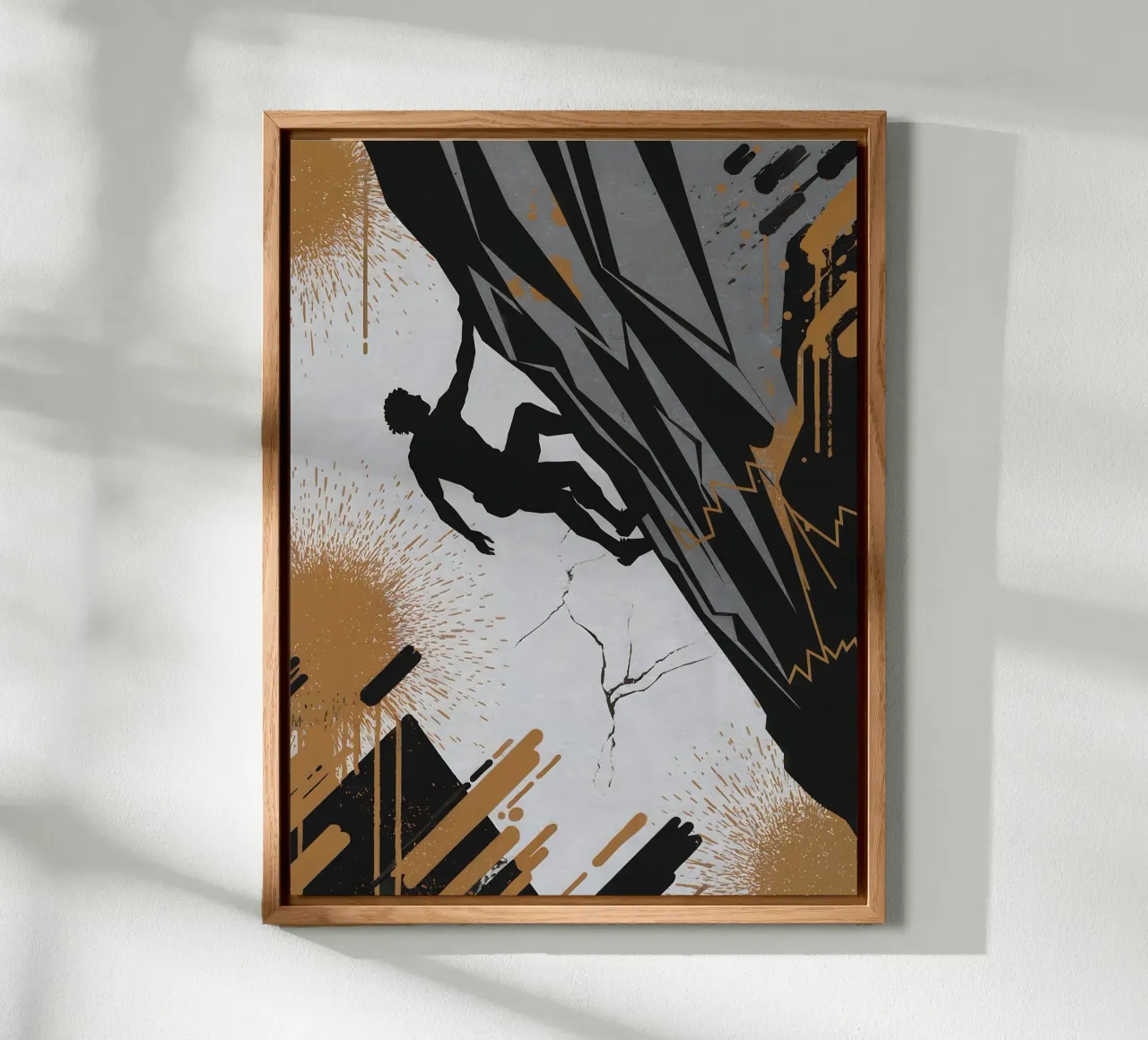 Arrampicata: Graffiti Ascend alluminio dibond da GameDay Studio