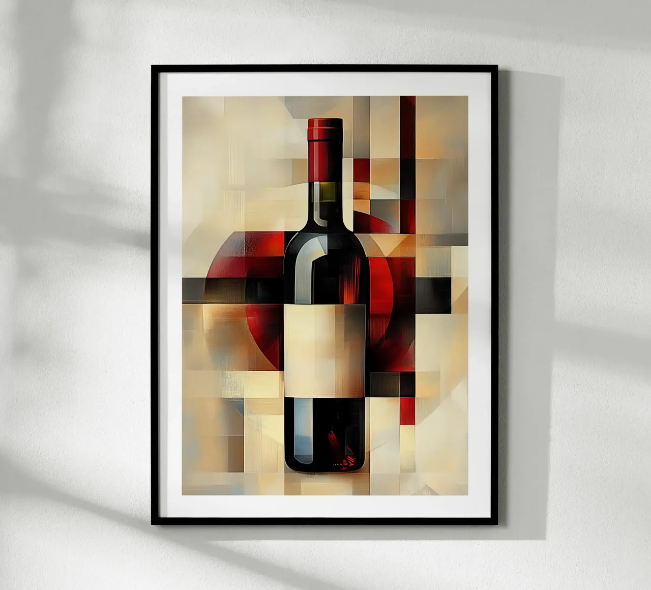 Bouteille de vin en abstraction hahnemühle de Spice & Style