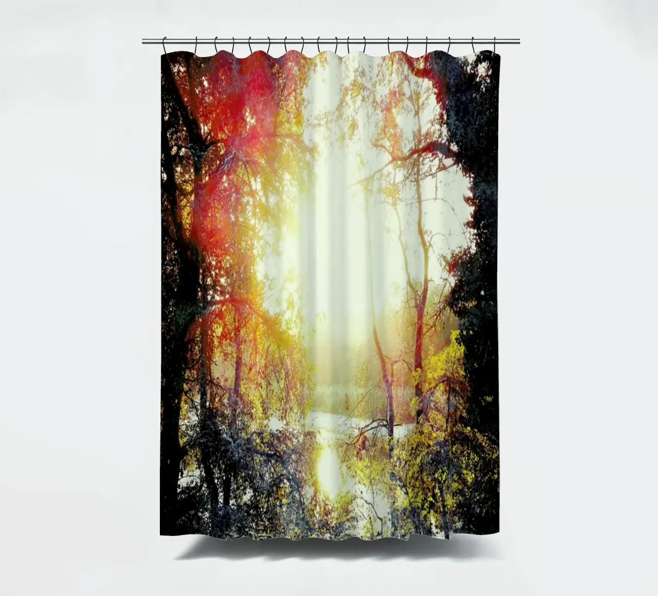 Sunset Gift shower curtain by Angelo Cerantola