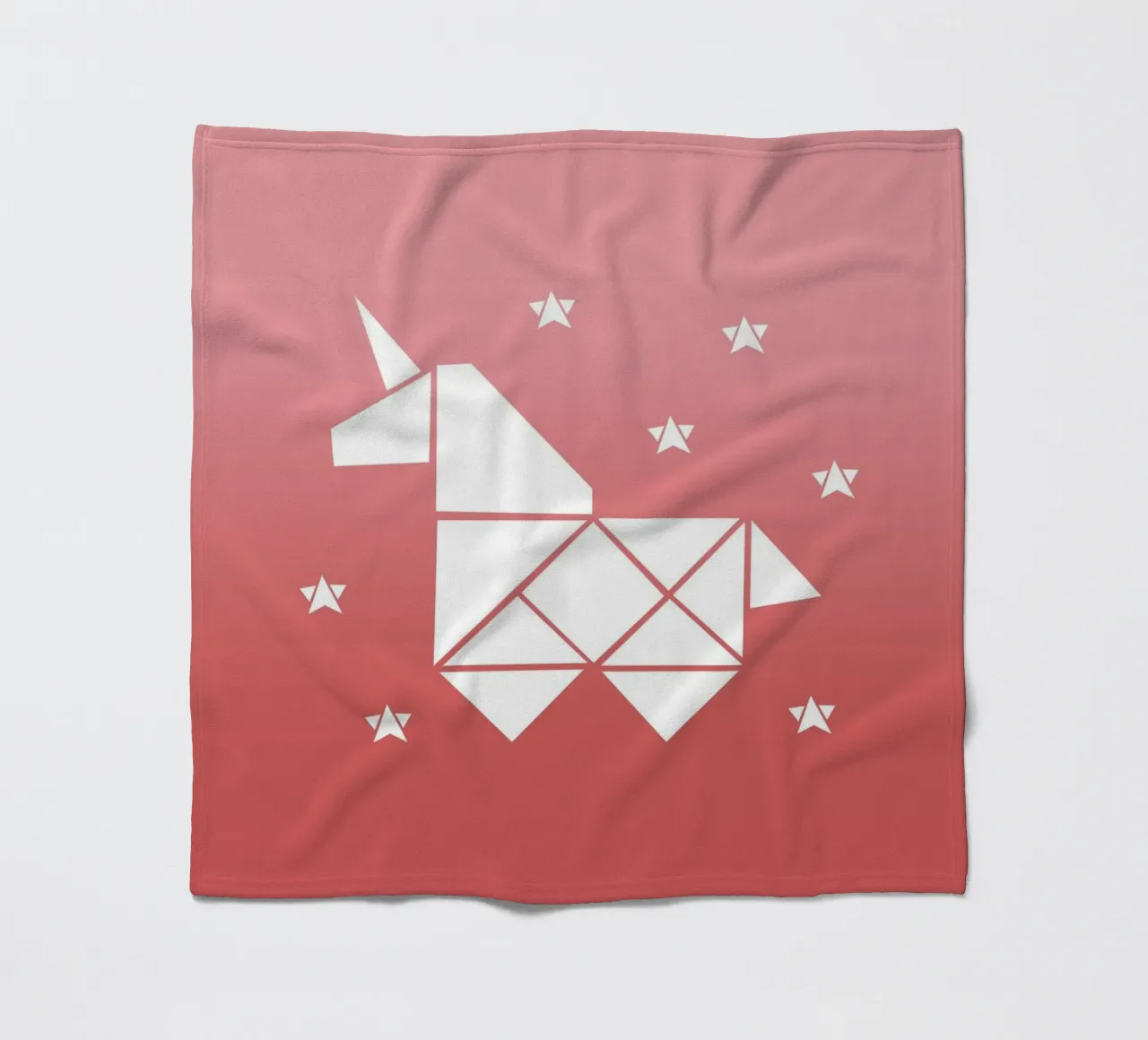 Sparkling gradient unicorn rosa coperta in pile da BAINAI KIDS