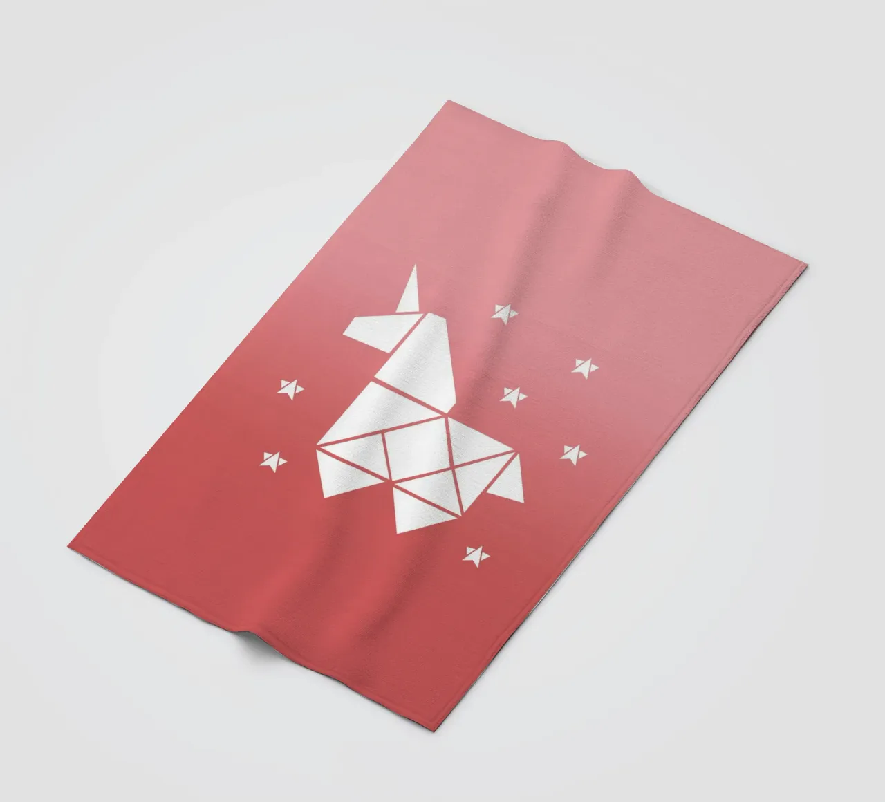 Sparkling gradient unicorn rosa coperta in pile da BAINAI KIDS