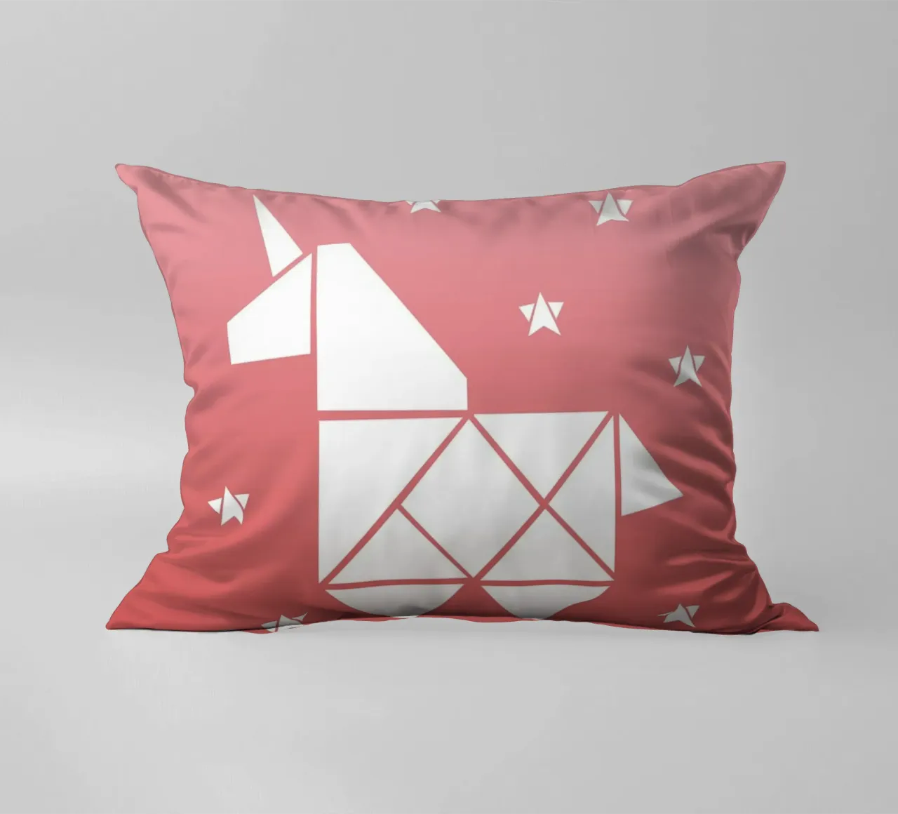 Sparkling gradient unicorn rosa cuscino da BAINAI KIDS