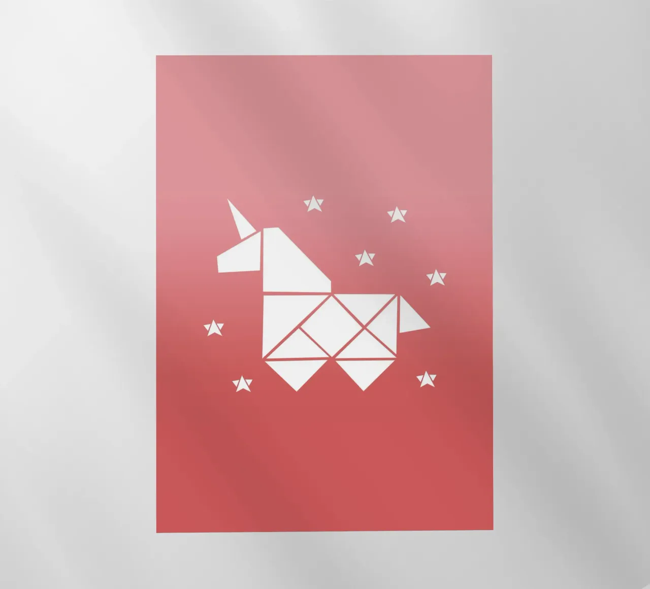 Sparkling gradient unicorn rosa pellicola backlit da BAINAI KIDS