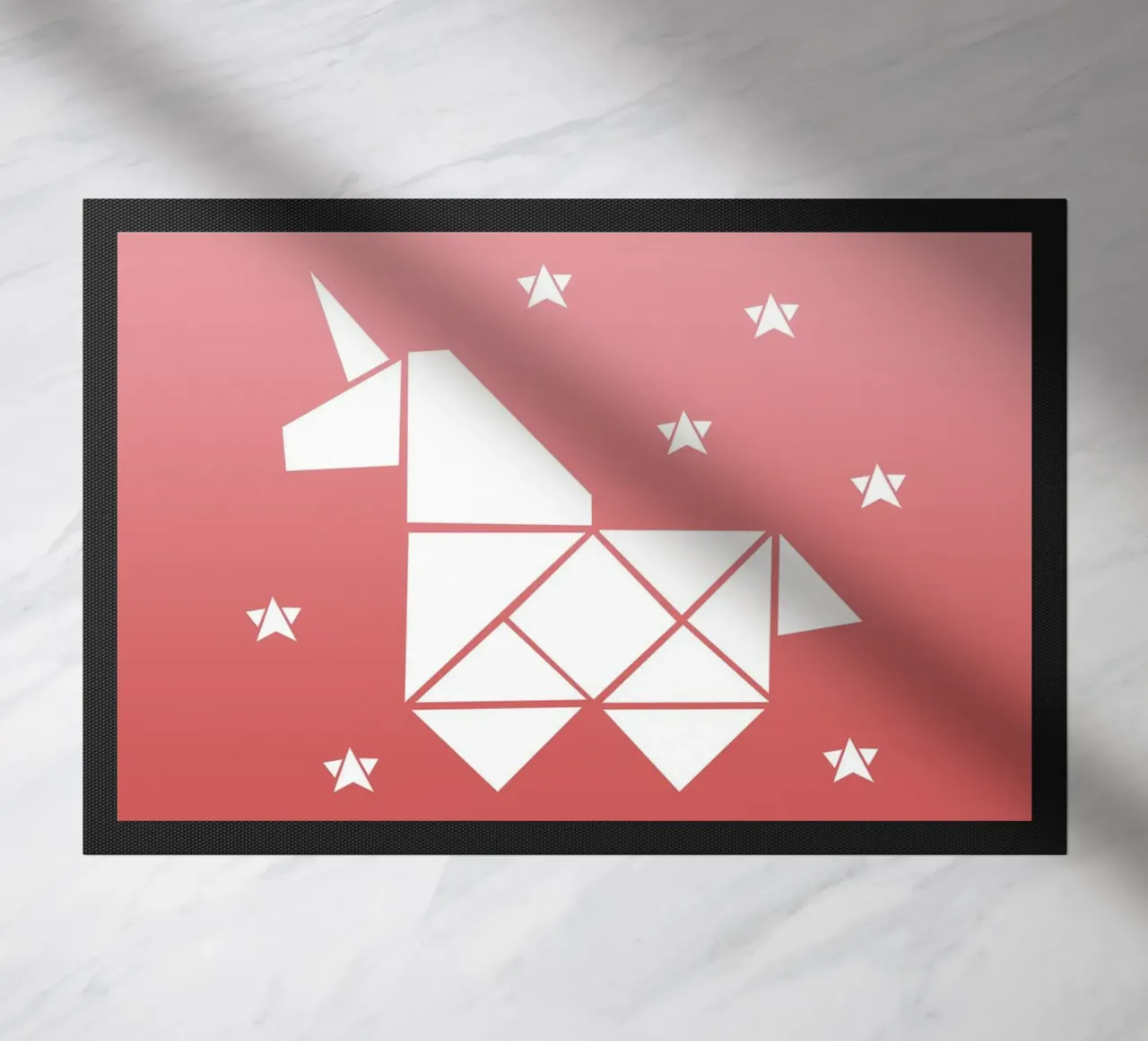 Sparkling gradient unicorn rosa zerbino da BAINAI KIDS