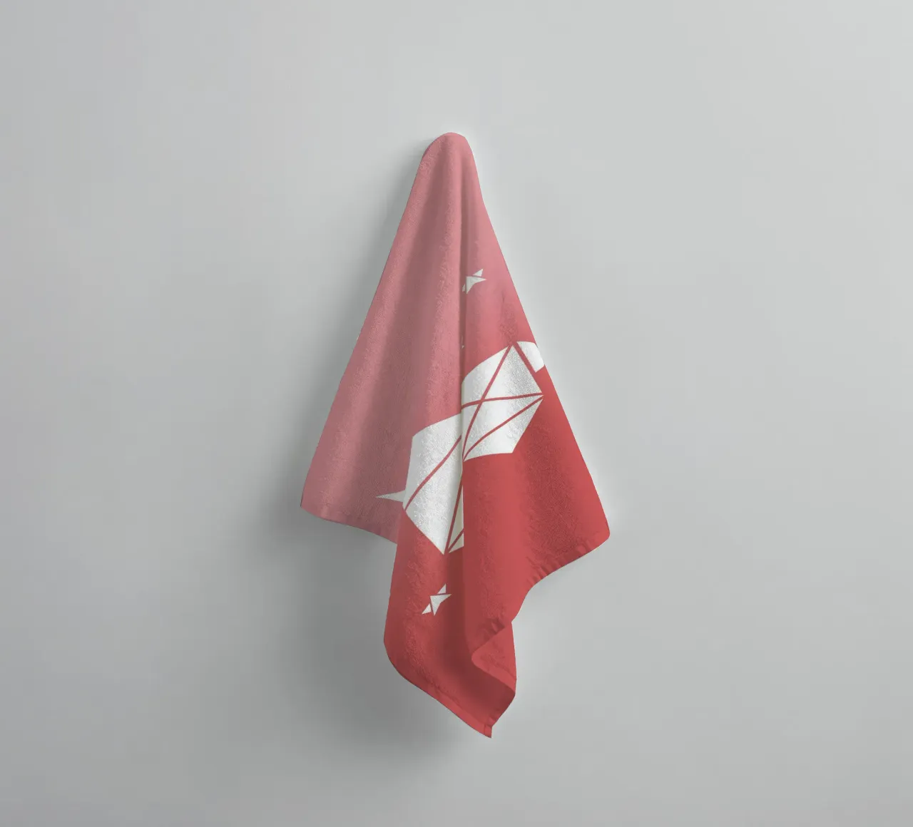 Sparkling gradient unicorn rosa asciugamano da bagno da BAINAI KIDS