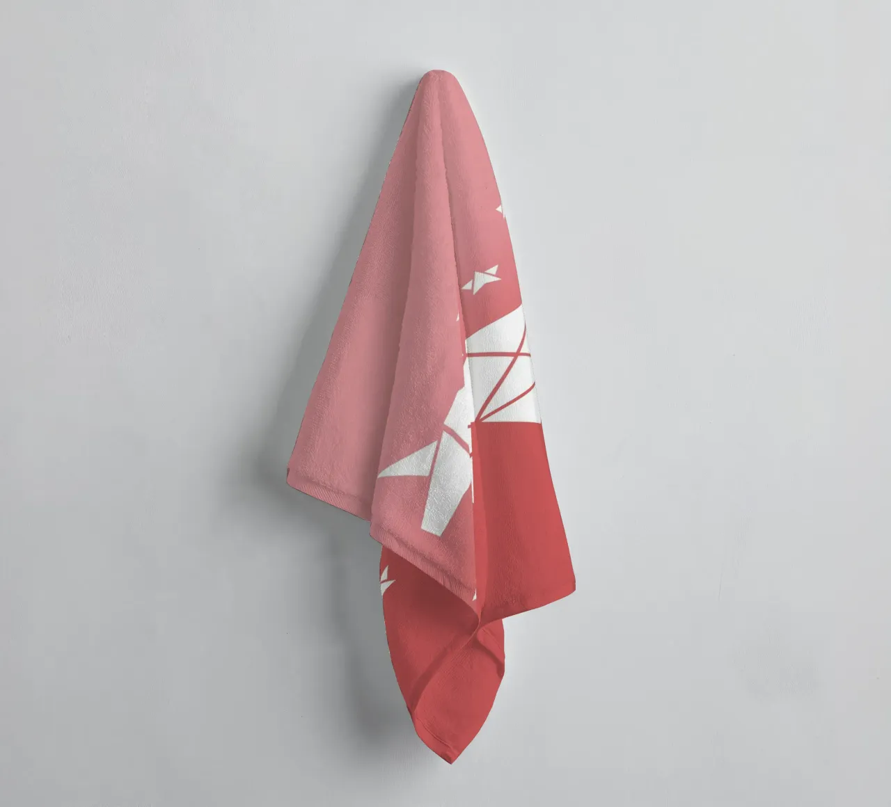 Sparkling gradient unicorn rosa asciugamano da bagno da BAINAI KIDS