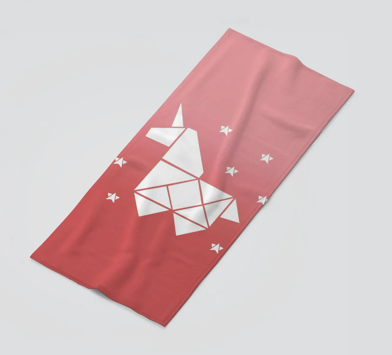 Sparkling gradient unicorn rosa telo mare da BAINAI KIDS