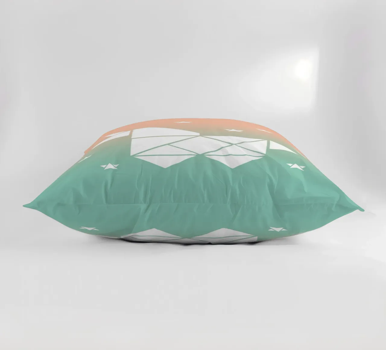 Sparkling gradient unicorn green cuscino da BAINAI KIDS