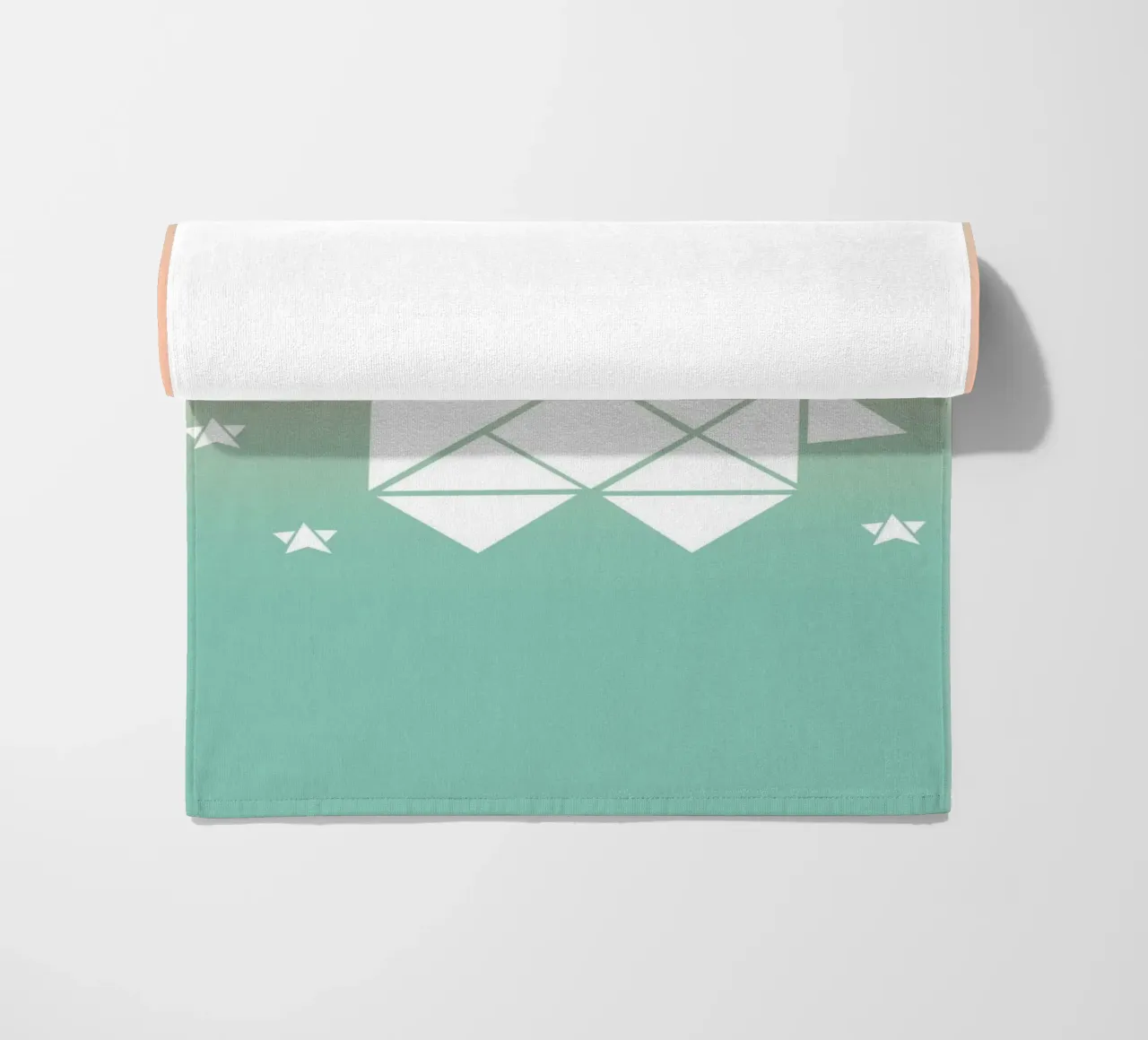 Sparkling gradient unicorn green telo mare da BAINAI KIDS