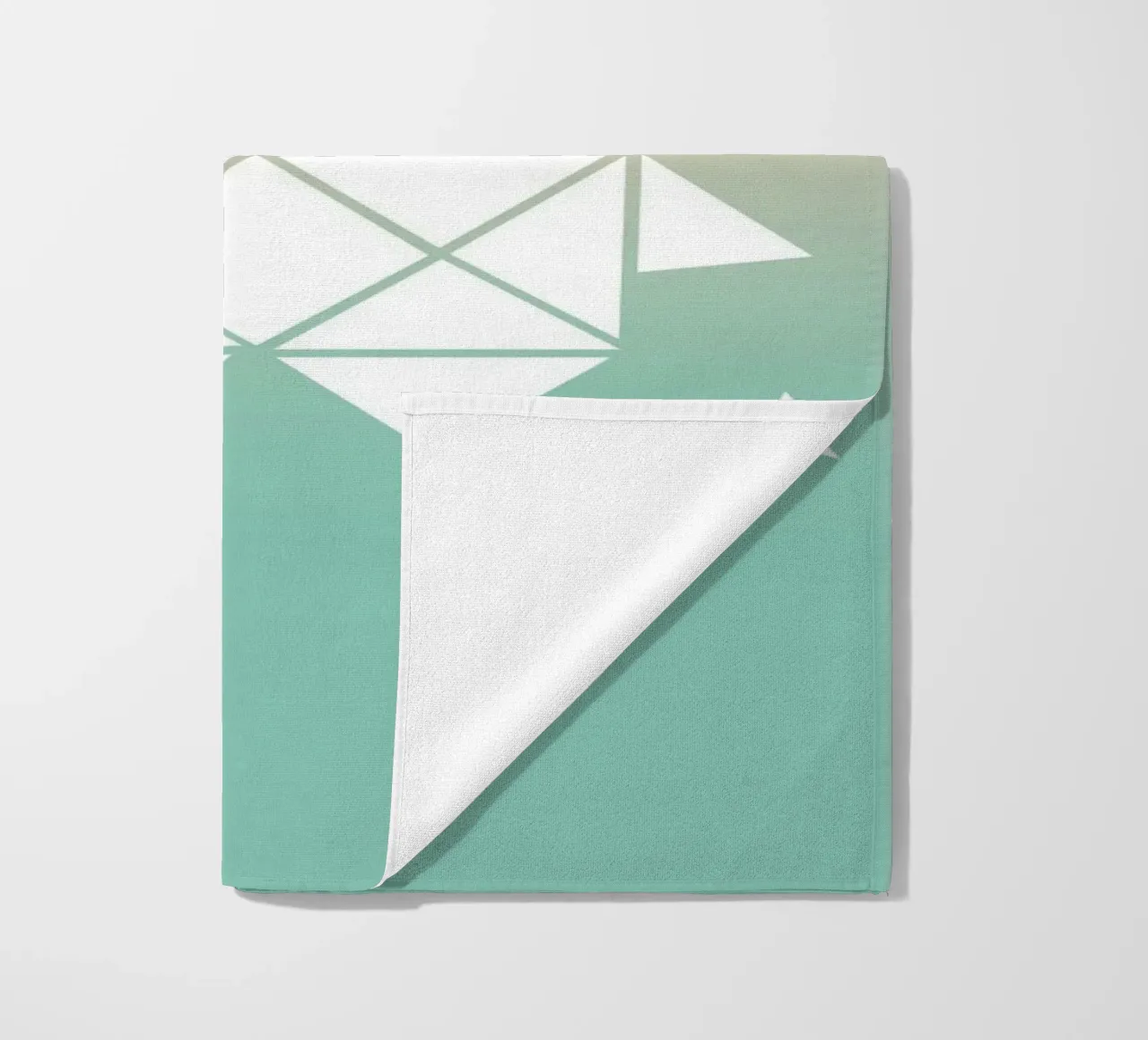 Sparkling gradient unicorn green telo mare da BAINAI KIDS