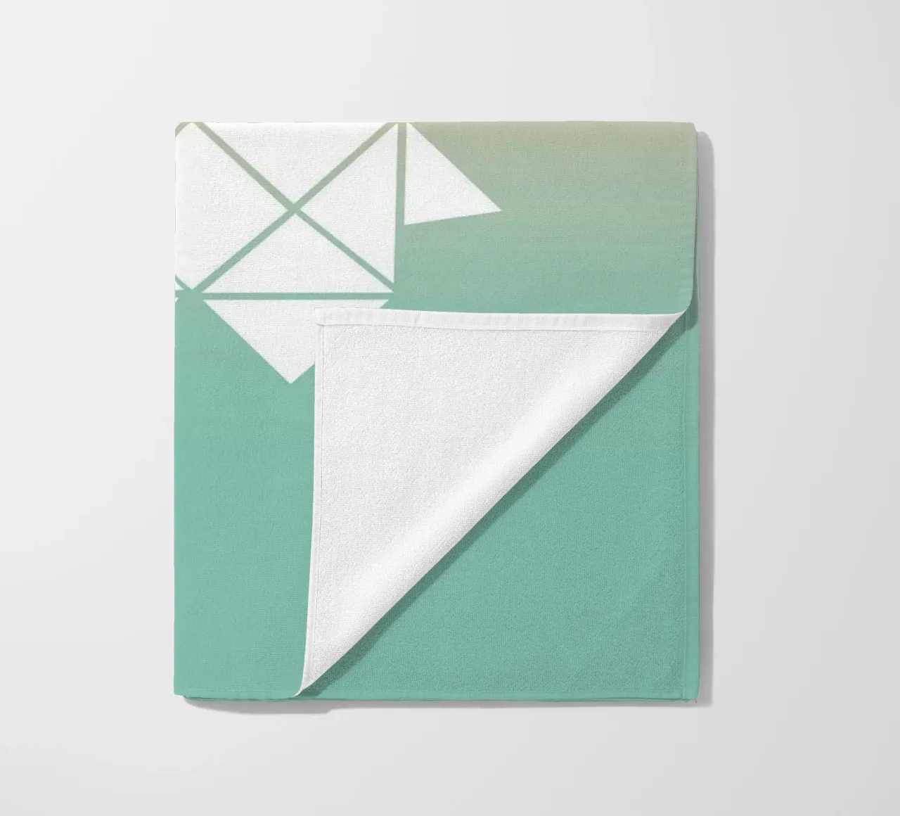 Sparkling gradient unicorn green telo mare da BAINAI KIDS