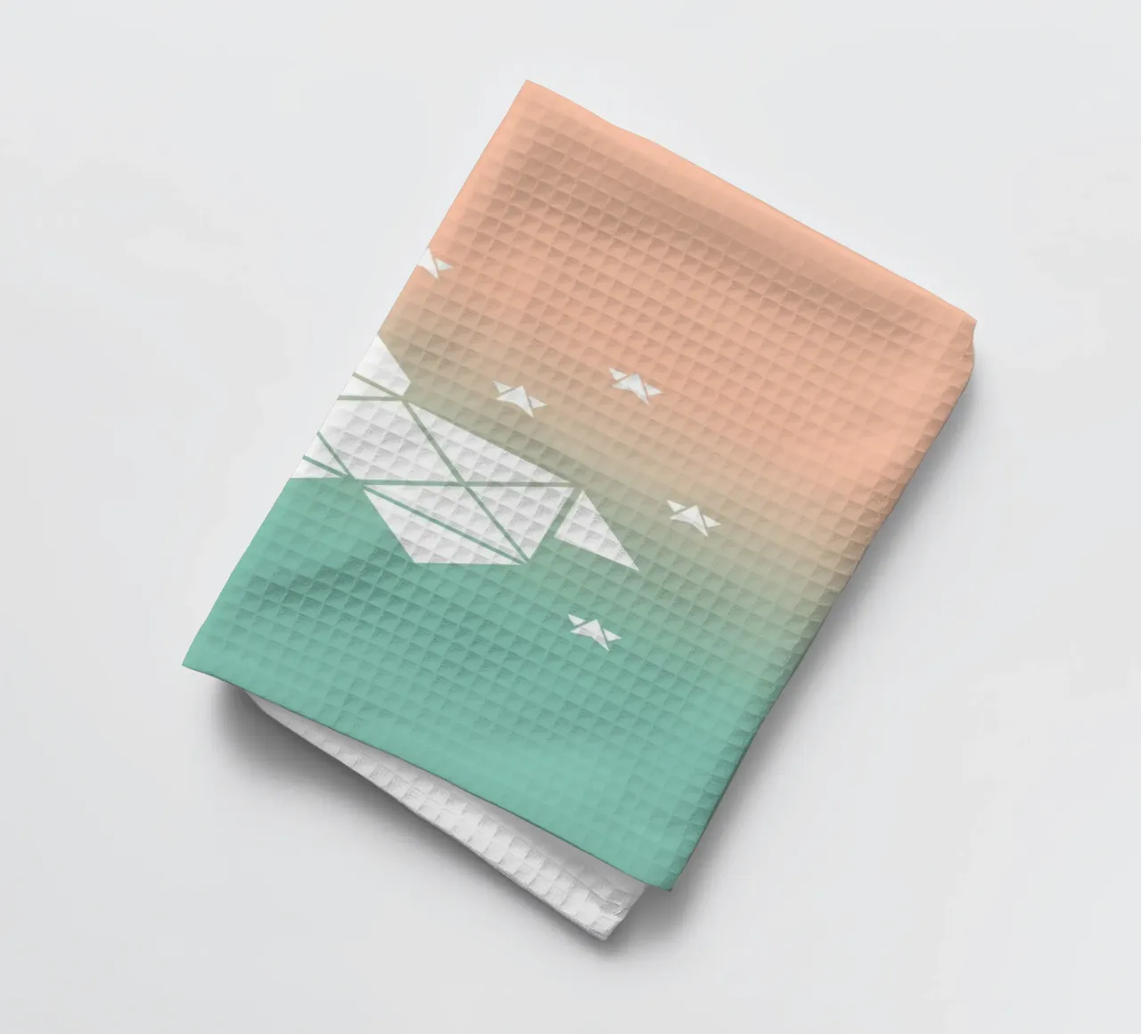 Sparkling gradient unicorn green canovaccio da cucina da BAINAI KIDS