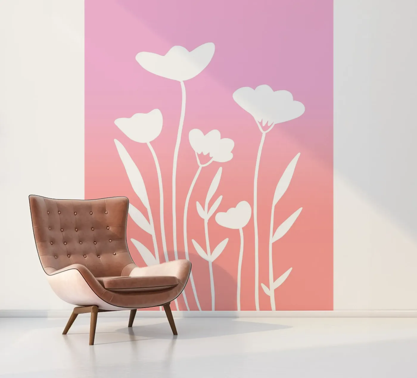 Gradient Spring fotobehang van BAINAI KIDS