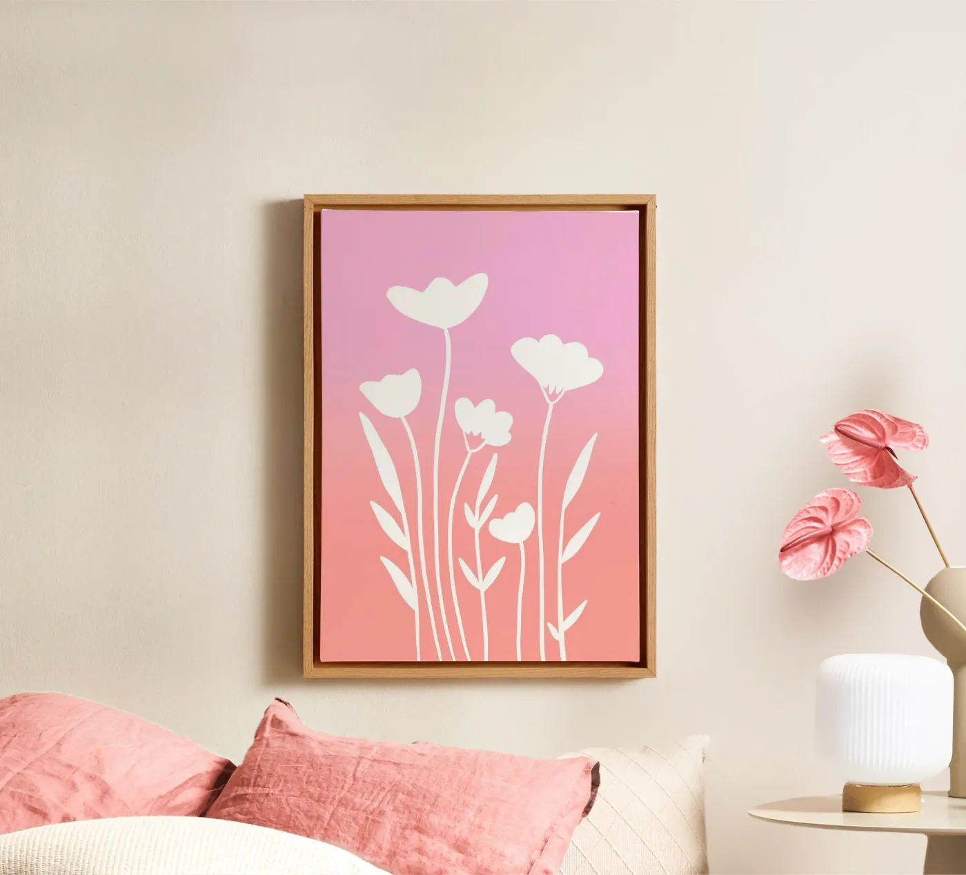 Gradient Spring canvas by BAINAI KIDS