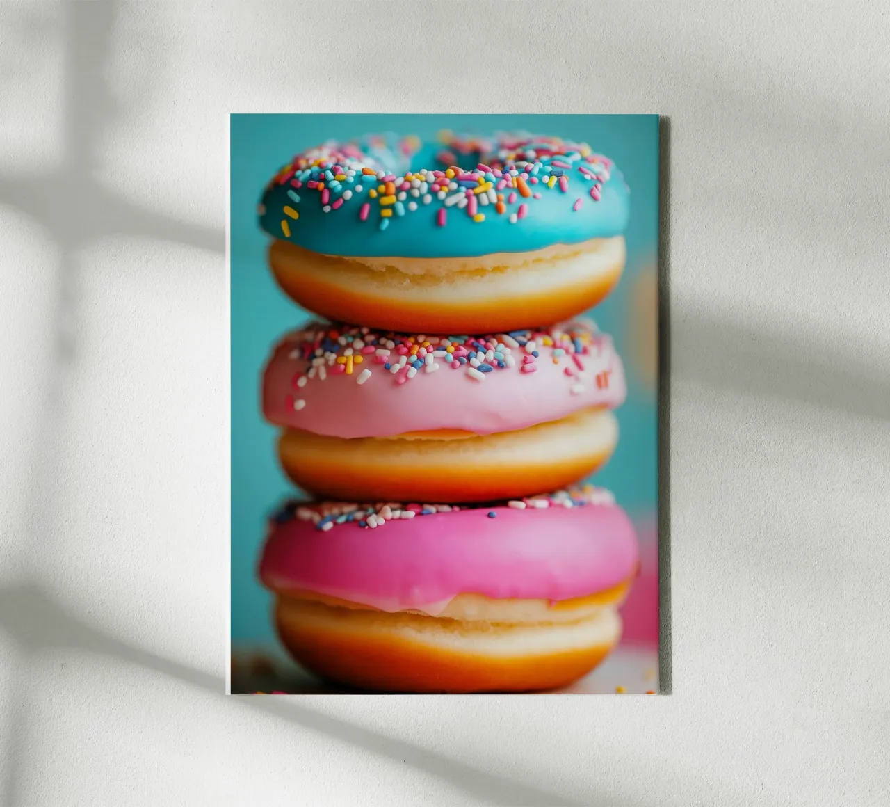 Stacked donuts canvas by Spice & Style
