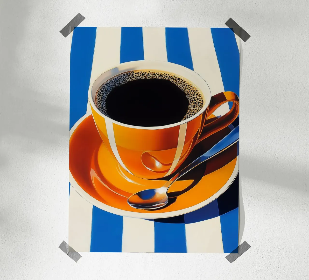 Caffè su una terrazza soleggiata carta hahnemühle da Spice & Style