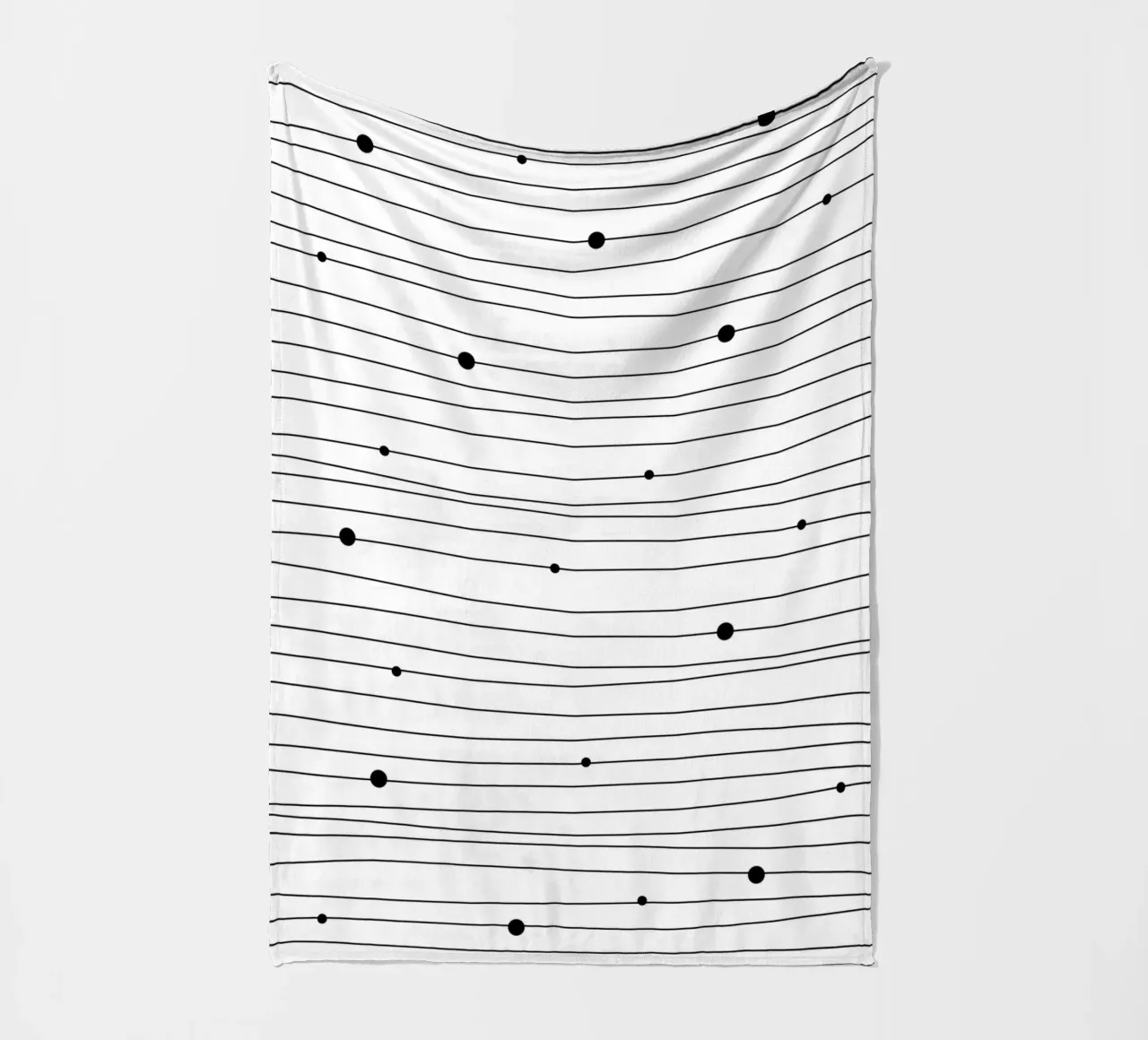 Minimalist lines I coperta in pile da BAINAI