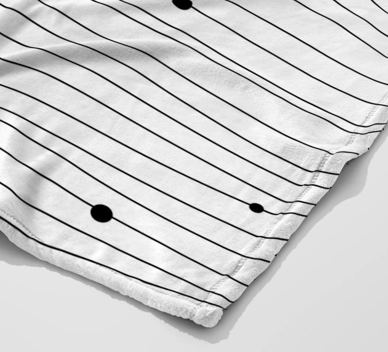 Minimalist lines I coperta in pile da BAINAI
