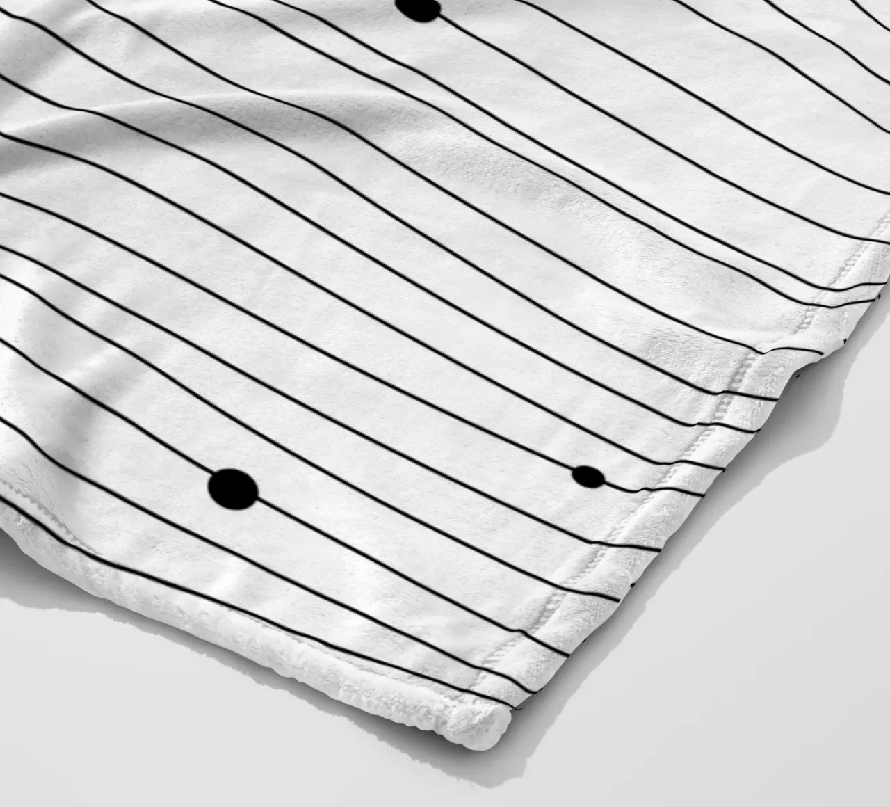 Minimalist lines I coperta in pile da BAINAI