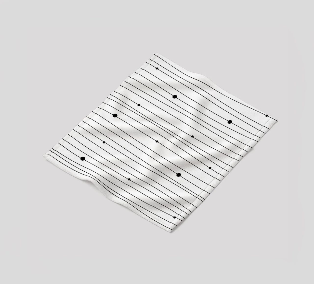 Minimalist lines I coperta in pile da BAINAI