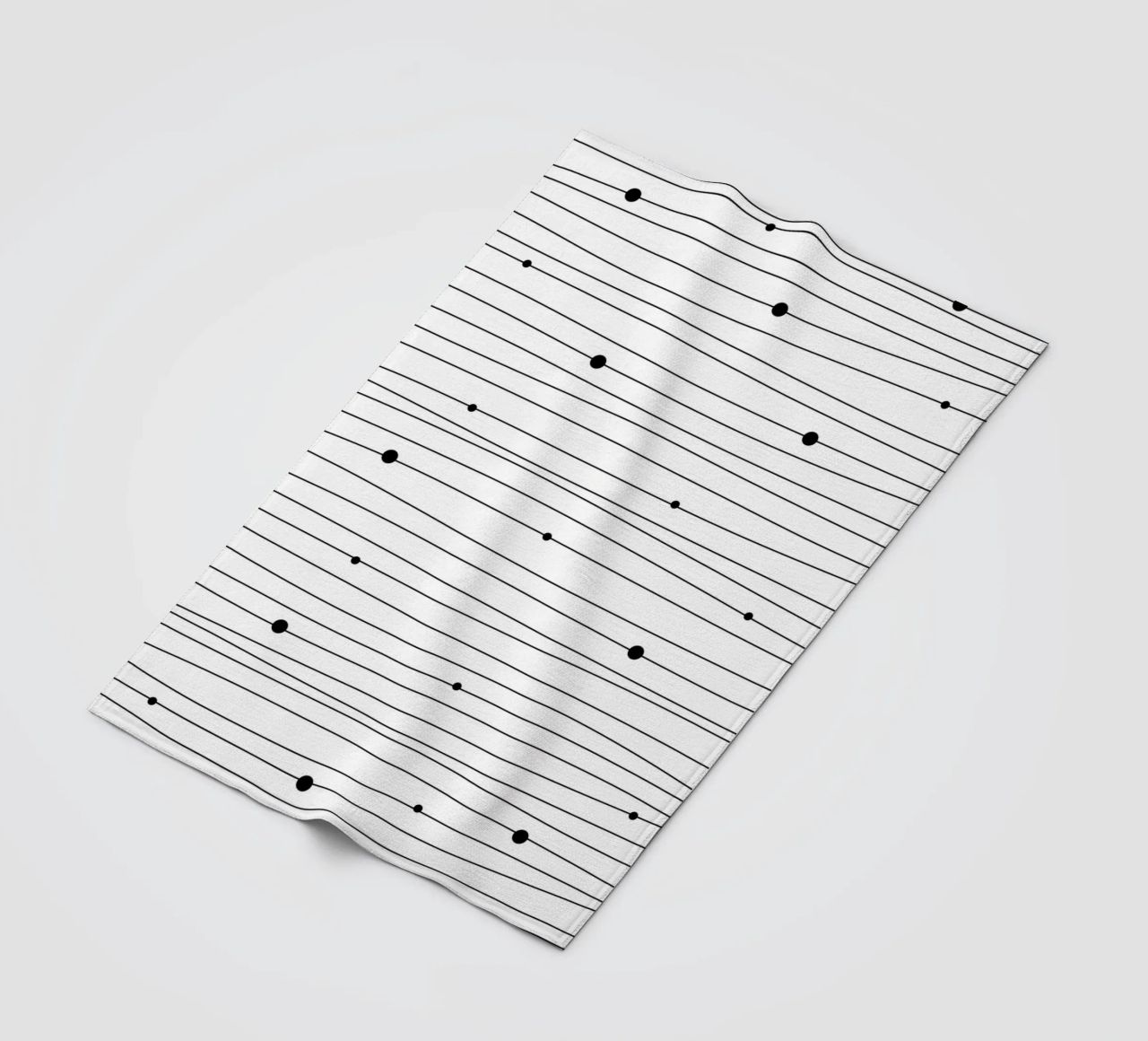 Minimalist lines I coperta in pile da BAINAI