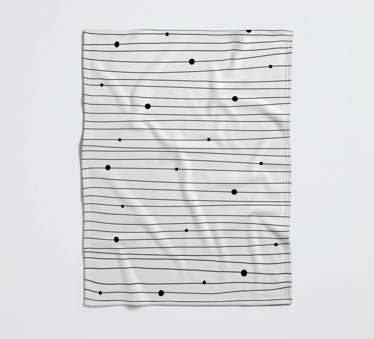 Minimalist lines I coperta in pile da BAINAI
