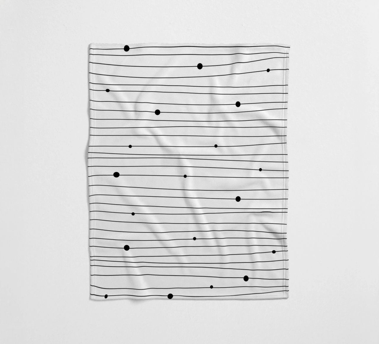 Minimalist lines I coperta in pile da BAINAI