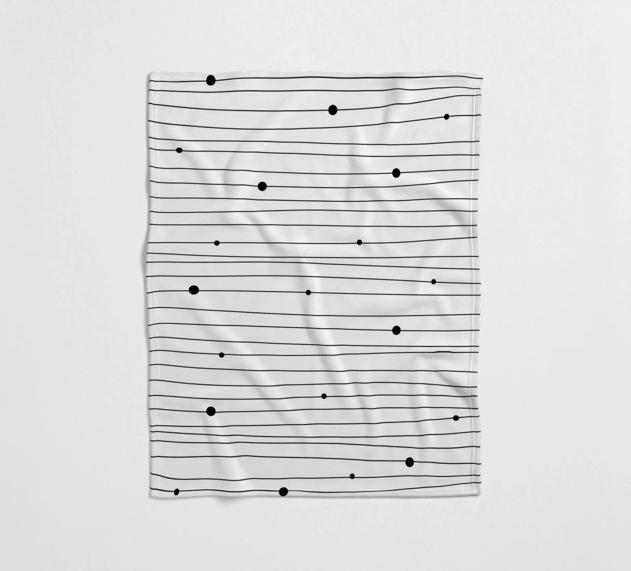 Minimalist lines I coperta in pile da BAINAI