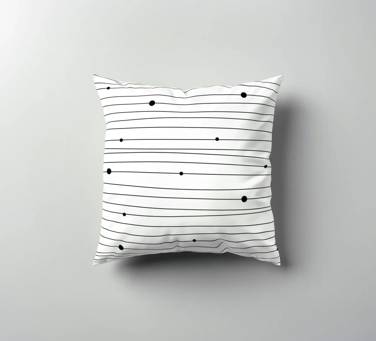 Minimalist lines I decorative cushion by BAINAI