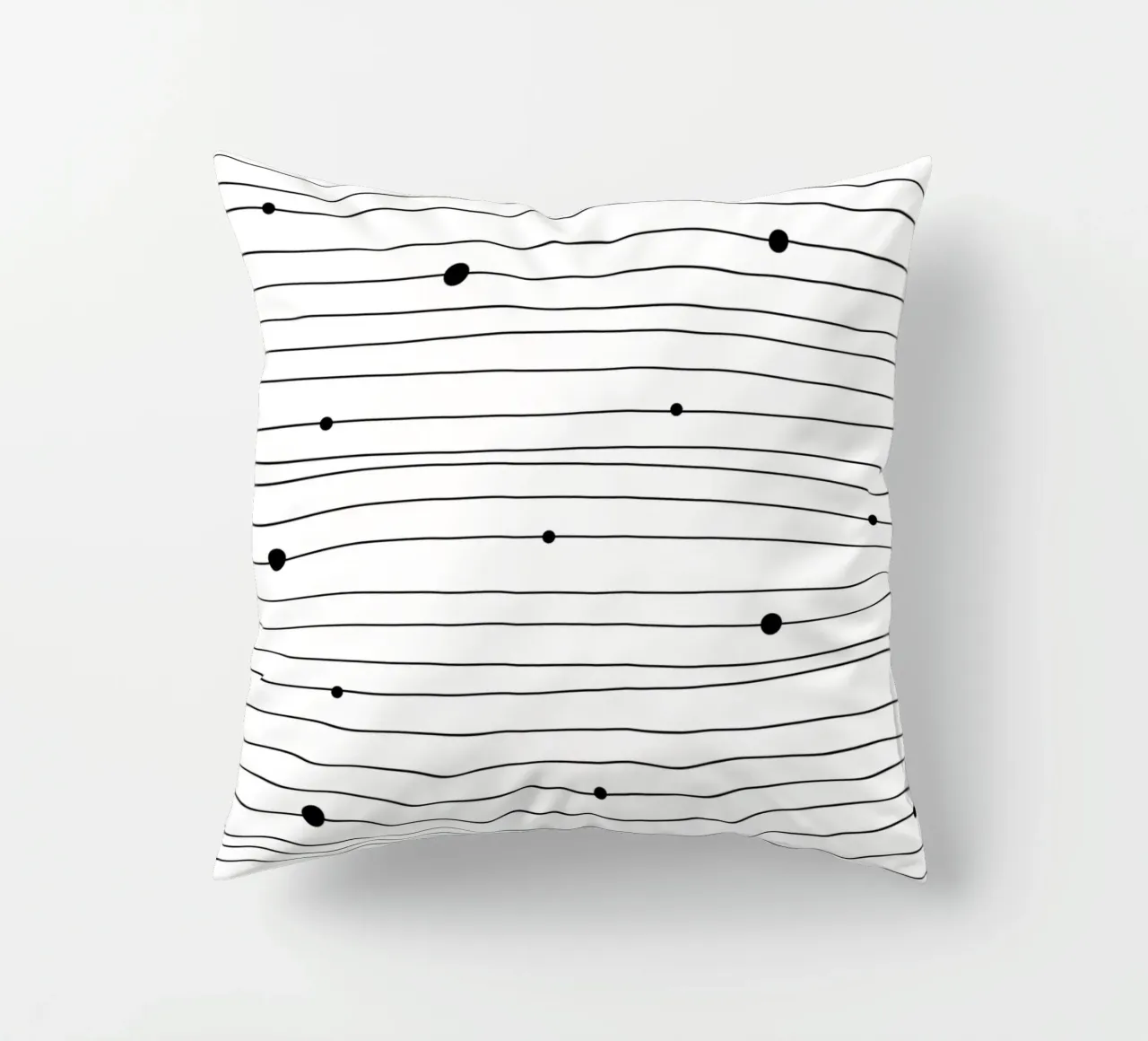 Minimalist lines I decorative cushion by BAINAI
