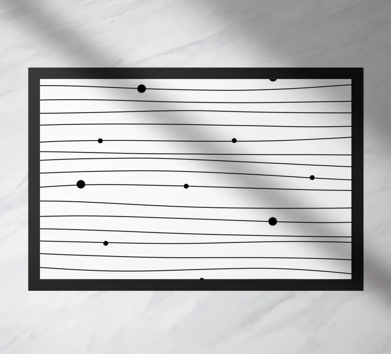 Minimalist lines I deurmat van BAINAI