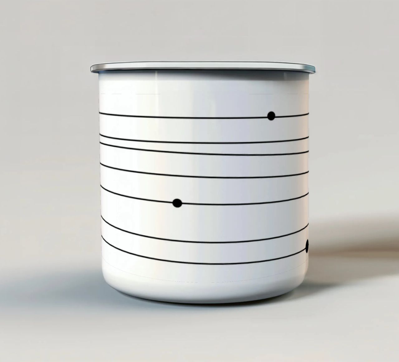 Minimalist lines I tazza in smalto da BAINAI
