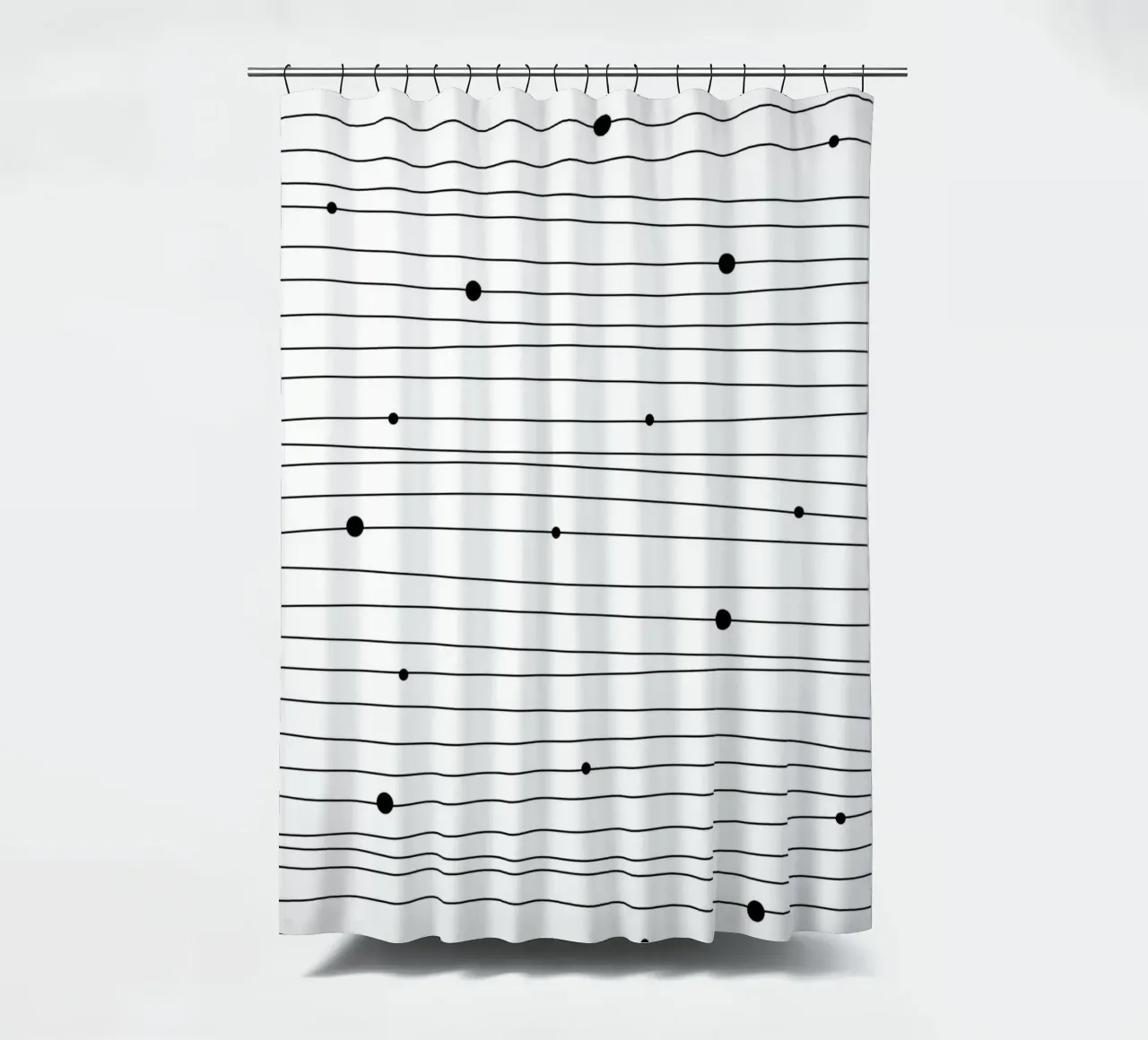 Minimalist lines I tenda da doccia da BAINAI