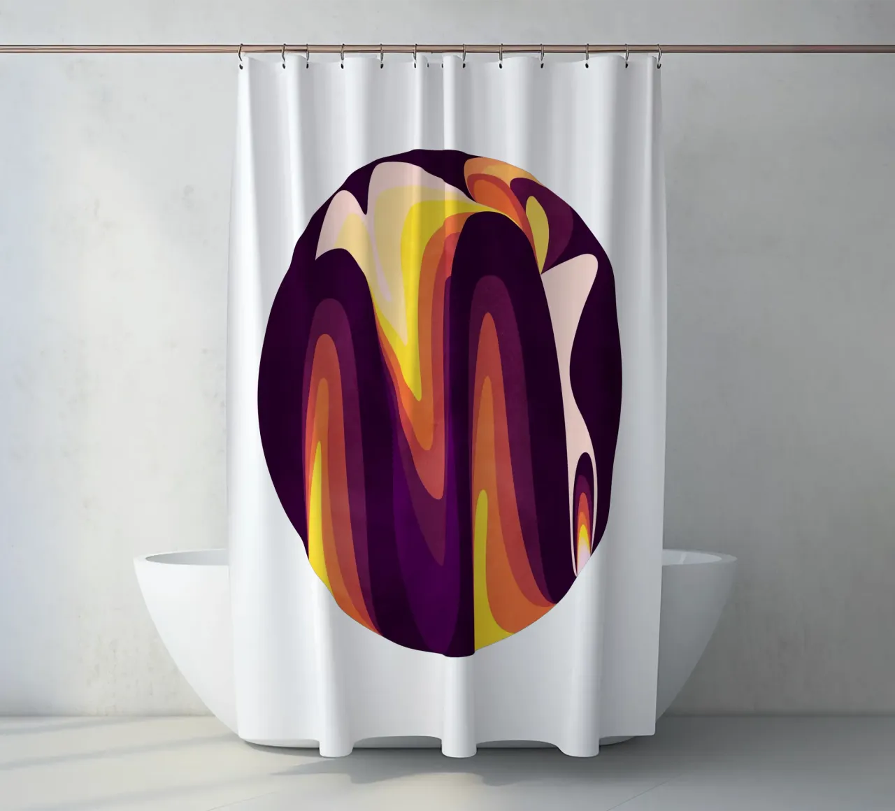 Clear Duschvorhang von Abstract 888