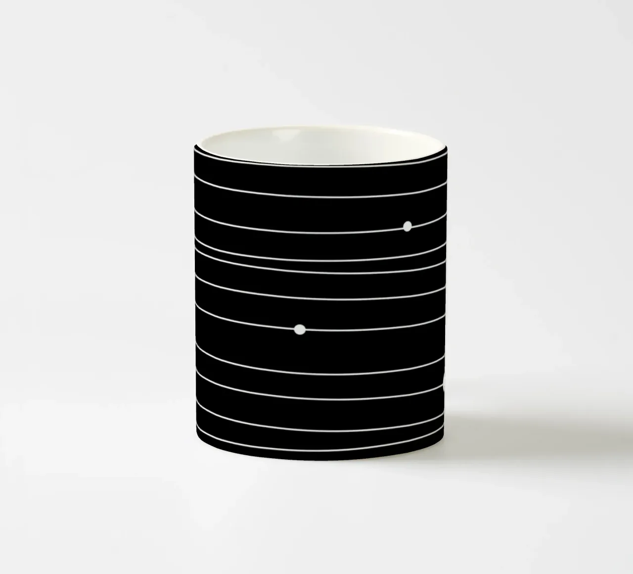 Minimalist lines II Keramik Tasse von BAINAI