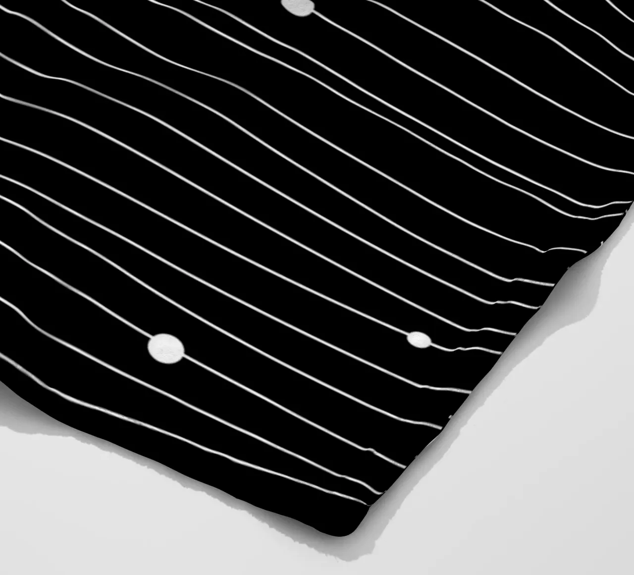 Minimalist lines II coperta in pile da BAINAI
