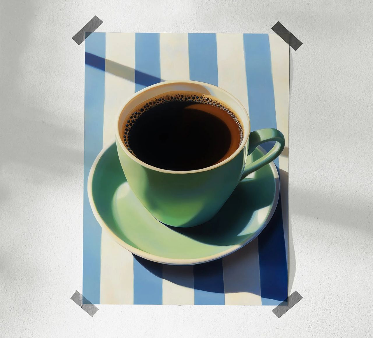 Caffè mattutino in terrazza poster da Spice & Style