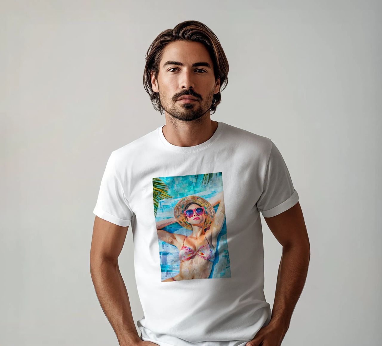 Divertimento in spiaggia al femminile t-shirt da Carinaprint