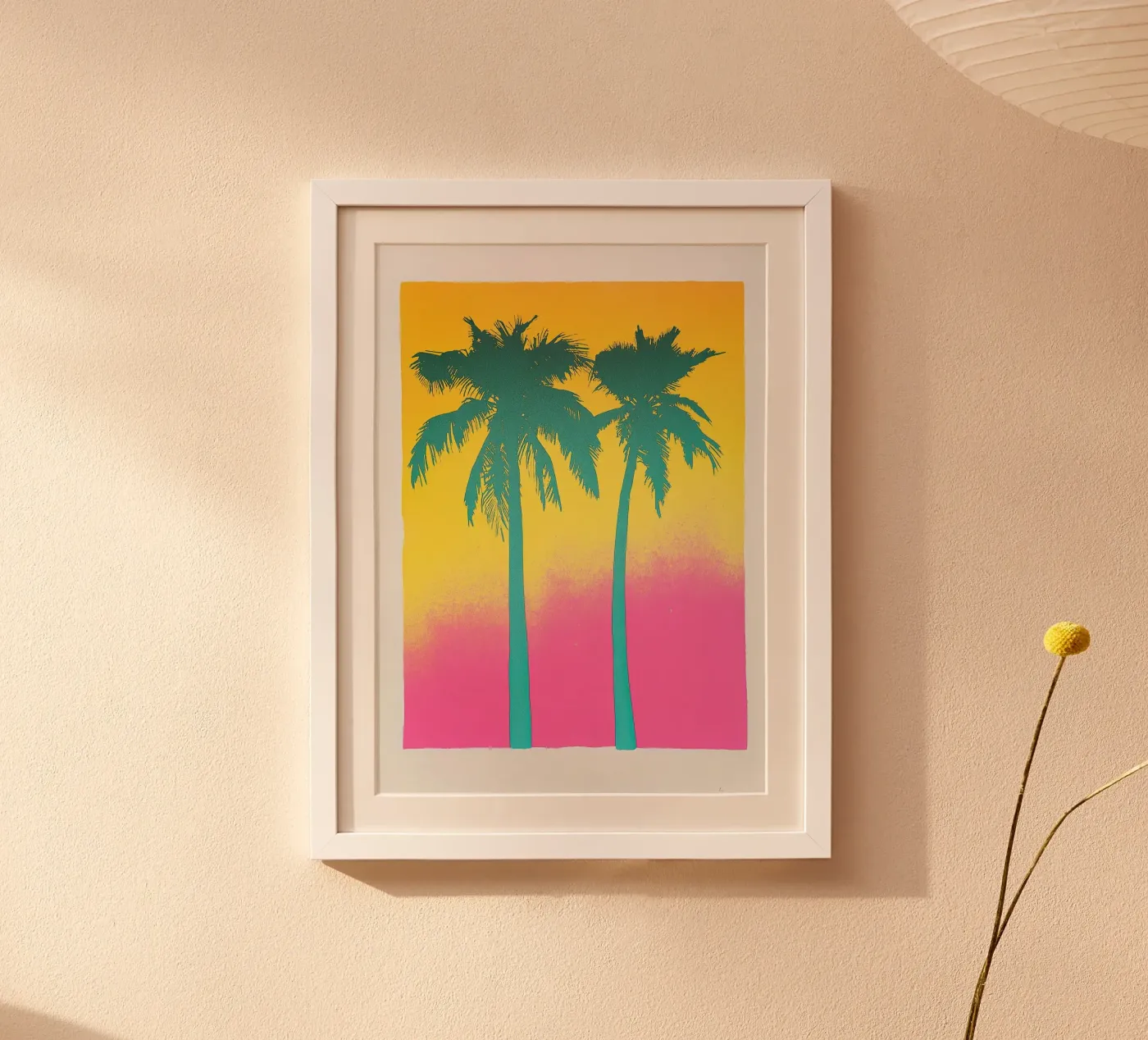 Palmen poster by Nikis Art Studio